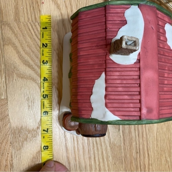 American Village Scene Porcelain Lighted House Maple Syrup Mill Vintage - Picture 7 of 10